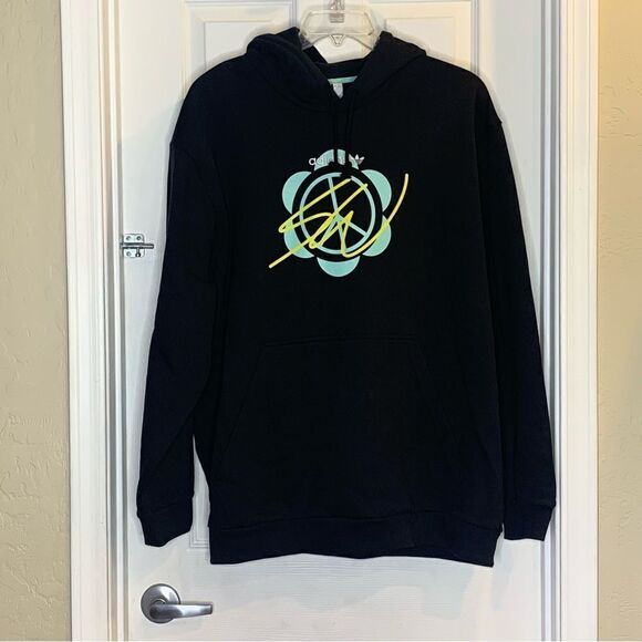 Adidas Sean Wotherspoon Hoodie Superturf Hoody Black Size 2XL - Picture 1 of 12